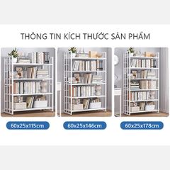 Kệ sách đa năng màu trắng - GM97