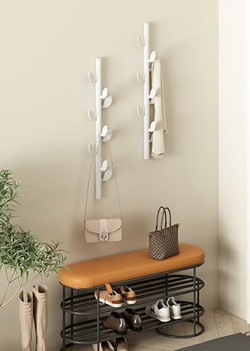 Móc Treo Quần Áo Gắn Tường Hình Lá Cây GM98