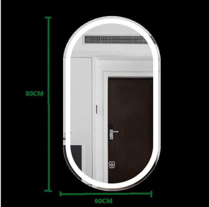 Gương elip 60x80 - GN24