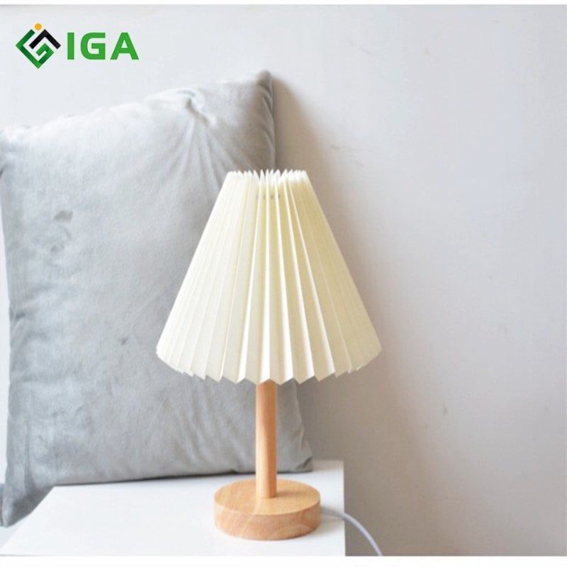 Đèn ngủ chân gỗ GN29