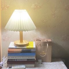Đèn ngủ chân gỗ GN29
