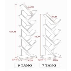Kệ Sách Hình Cây GP03