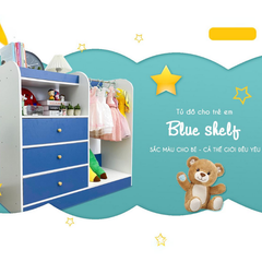 Tủ đồ cho trẻ em Blue Shelf GP128.19