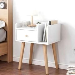 Kệ đầu giường đa năng có ngăn kéo và ngăn đựng sách - GP175