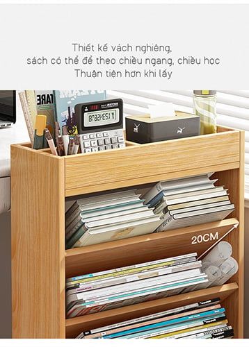 Kệ Sách Đứng Ngăn Chéo GP189