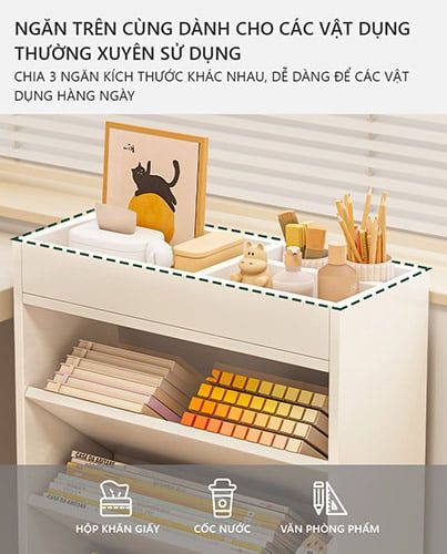 Kệ Sách Đứng Ngăn Chéo GP189