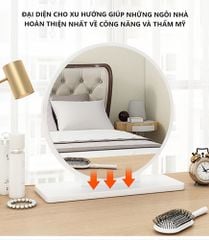 Gương Để Bàn Đèn Led Cảm Ứng GP214