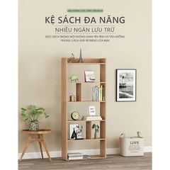 Kệ sách trang trí 6 tầng chia ngăn - GP215