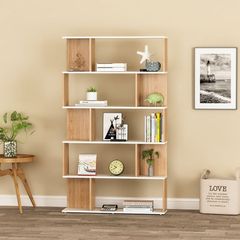 Kệ sách đứng 5 tầng chia ngăn đối xứng - GP234