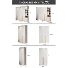 Tủ Quần Áo hiện đại GP241