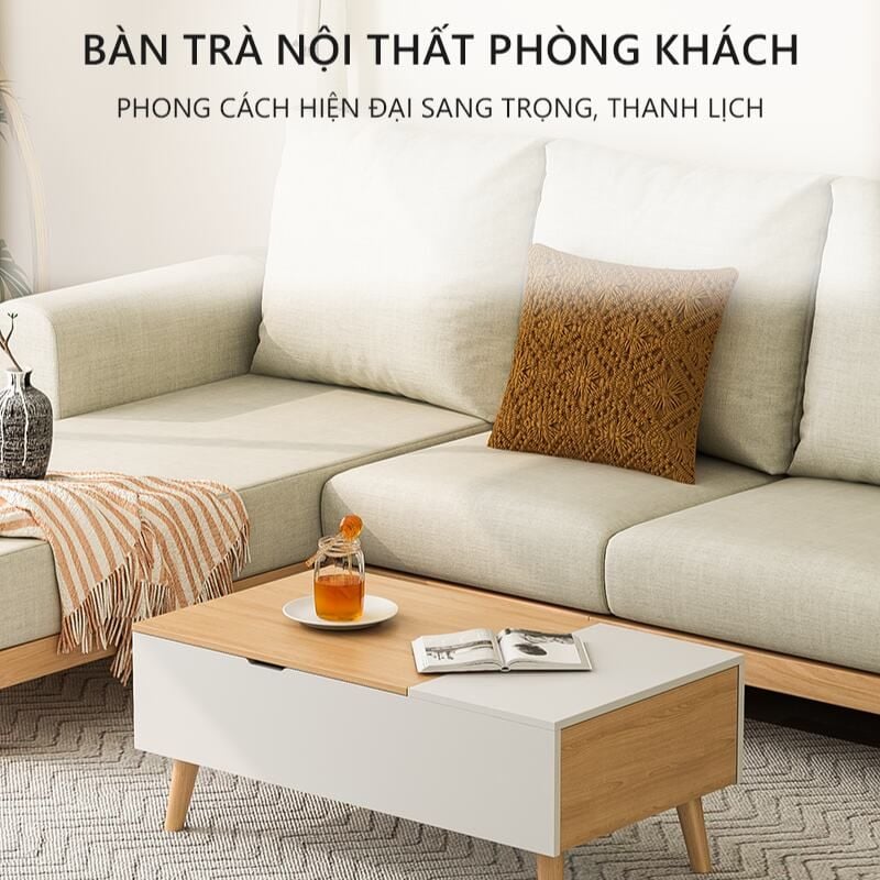 Bàn trà chữ nhật nâng hạ thông minh - GP253