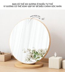 Gương Trang Điểm Để Bàn mini GP278