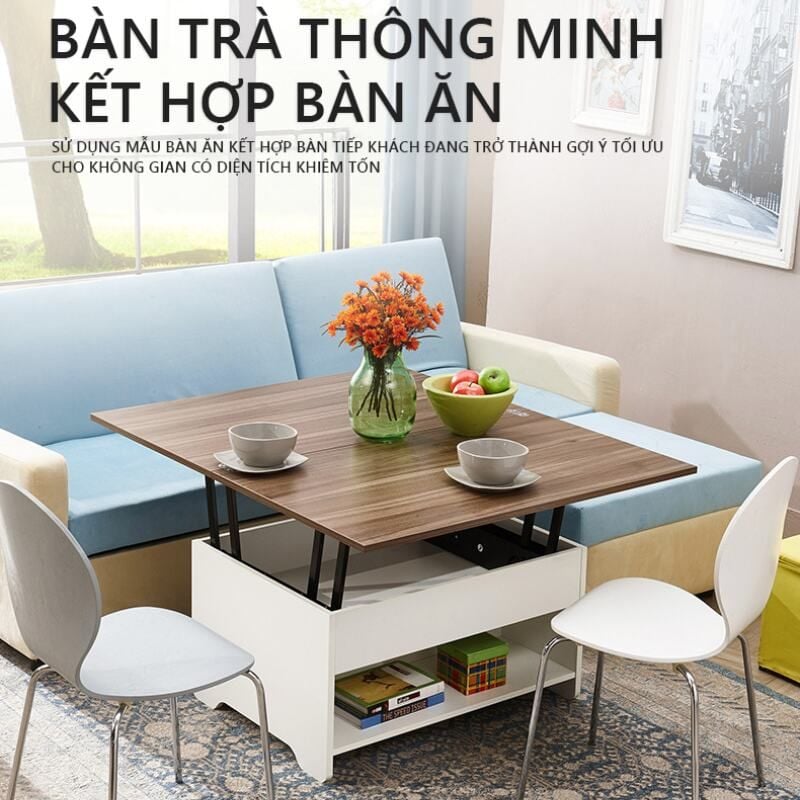 Bàn trà thông minh kết hợp bàn ăn cao cấp - GP283