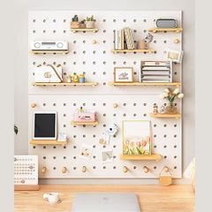 Bảng PEGBOARD gỗ đựng đồ decor xinh xắn - GP295