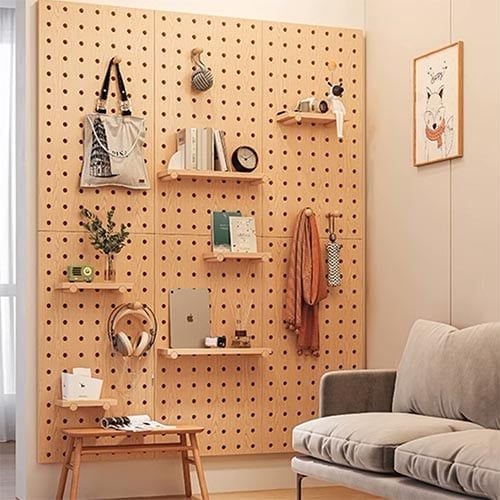 Bảng PEGBOARD gỗ đựng đồ decor xinh xắn - GP295