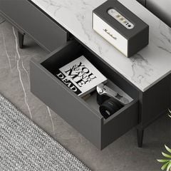 Kệ tivi đen vân đá 2m2 - GP298