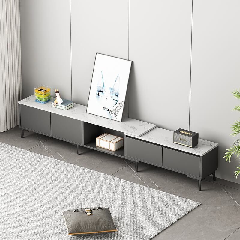 Kệ tivi đen vân đá 2m2 - GP298