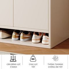 Tủ giày cánh mở trắng - GP316