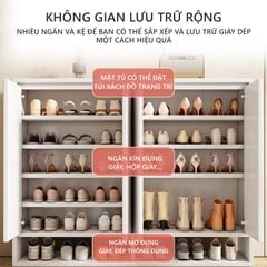 Tủ giày cánh mở trắng - GP316