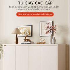 Tủ giày cánh mở trắng - GP316