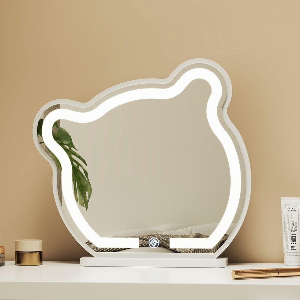 Gương LED hình gấu để bàn - GP318