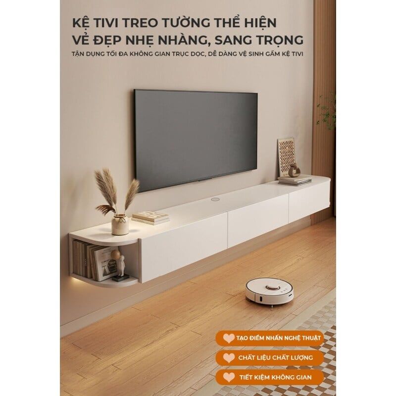 Kệ tivi treo tường 3 cánh tiện lợi GP326