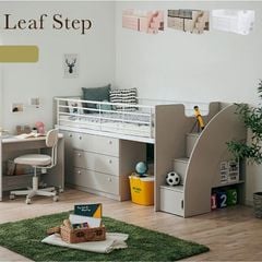 Giường tầng trẻ em kèm bàn học di động - GP365