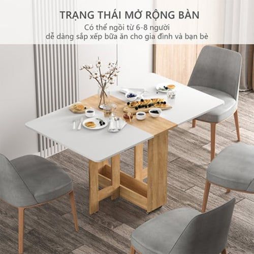 Bàn ăn gấp gọn thông minh, hiện đại dễ sử dụng - GP97