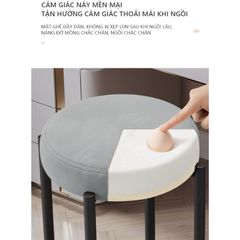 Ghế đôn tròn chân sắt GM78