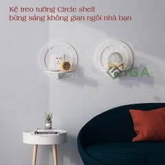 Kệ Treo Tường Gỗ Nhựa IG389
