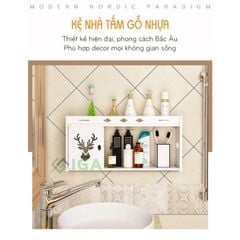 Kệ Nhà Tắm Thông Minh IGA Họa Tiết Hươu - IG393