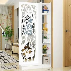 Vách Ngăn Bình Phong Hươu Liền Kệ Hiện Đại - IG493