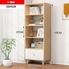 Tủ kệ sách S style đa năng - GP144