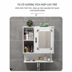 Tủ gương treo phòng tắm đa năng, tiện lợi - IG413