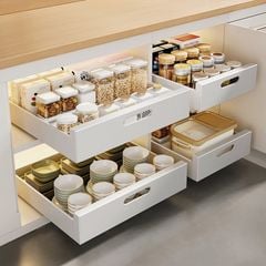 Thiết bị nhà bếp, ngăn kéo kệ đựng gia vị nhỏ gọn, đa năng - GM165