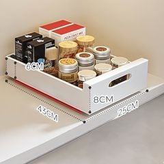 Thiết bị nhà bếp, ngăn kéo kệ đựng gia vị nhỏ gọn, đa năng - GM165