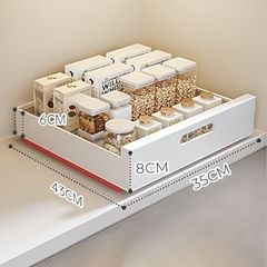 Thiết bị nhà bếp, ngăn kéo kệ đựng gia vị nhỏ gọn, đa năng - GM165