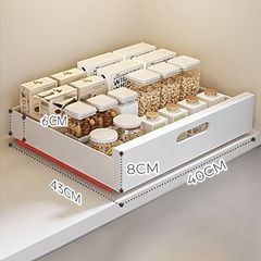 Thiết bị nhà bếp, ngăn kéo kệ đựng gia vị nhỏ gọn, đa năng - GM165