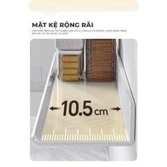 Kệ gia vị dán tường đa dạng kích thước cho phòng bếp - GM178