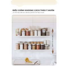 Kệ gia vị dán tường đa dạng kích thước cho phòng bếp - GM178