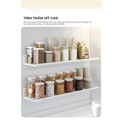 Kệ gia vị dán tường đa dạng kích thước cho phòng bếp - GM178