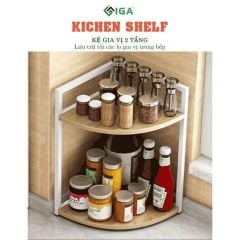 Kệ gia vị góc tường - GM49