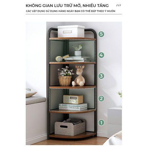 Kệ góc chữ V thép ống D16 GM130