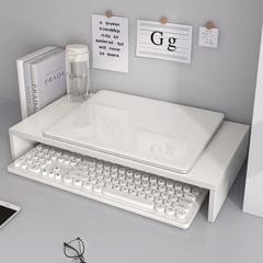 Kệ máy tính laptop màu trắng nhỏ gọn - GA27