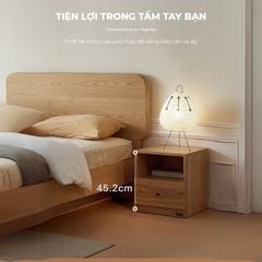 Tab đầu giường gỗ đa năng phong cách Nordic - GP343