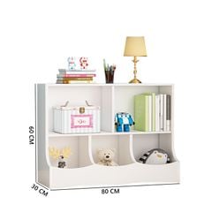 Kệ sách để bàn trắng thiết kế độc đáo, mới mẻ - GA21