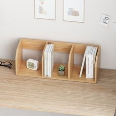 Kệ sách nhỏ gọn để bàn vân gỗ GA11