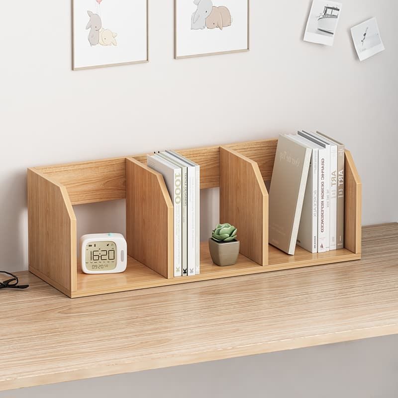 Kệ sách nhỏ gọn để bàn vân gỗ GA11