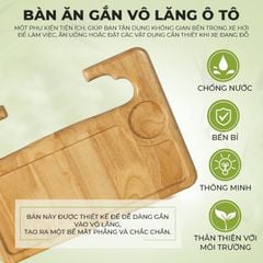 Kệ vô lăng đựng đồ tiện lợi, chất liệu chắc chắn, bền bỉ - PG03