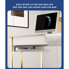 Khay đi dây điện gầm bàn làm việc nhỏ gọn - GM176